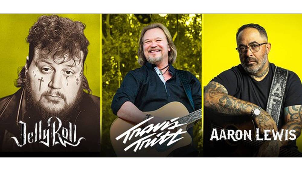 Jelly Roll, Aaron Lewis and Travis Tritt Announced As Sturgis Buffalo