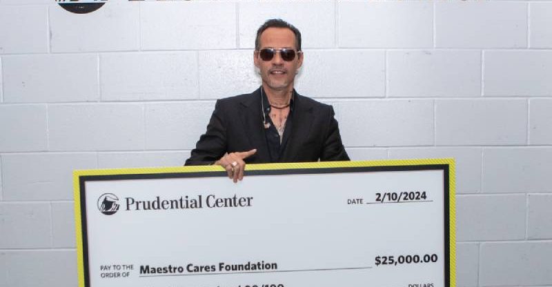 Prudential Center Donates $25K To Marc Anthony's Maestro Cares Foundation