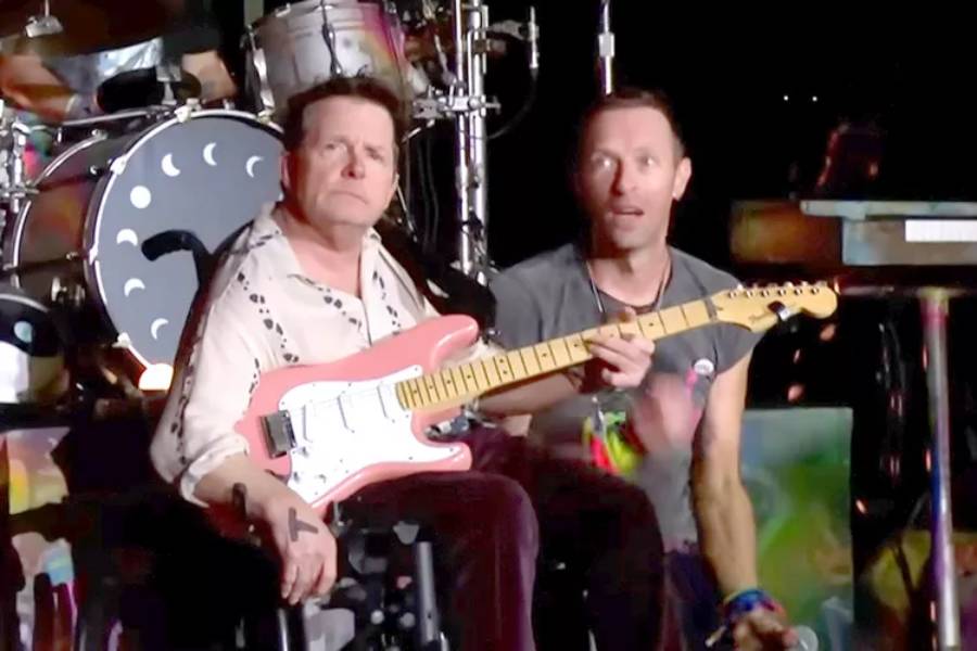Michael J. Fox Rocks The Stage With Coldplay In An Unforgettable Performance