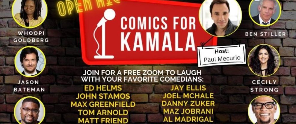 Comedian, Actor and Writer Paul Mecurio Hosts Successful Fundraiser - #ComicsForKamala