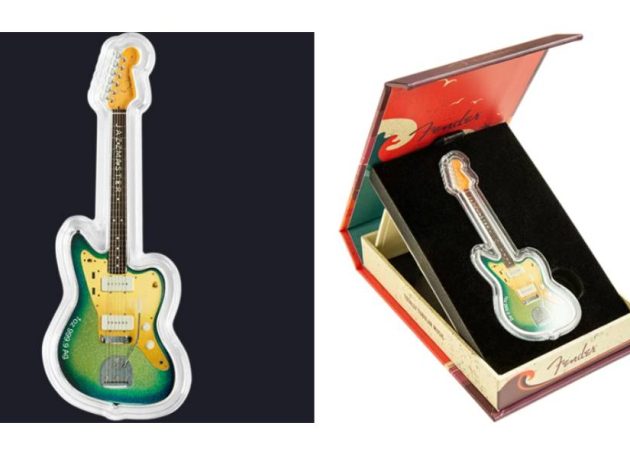 The Royal Canadian Mint Unveils $2 Guitar-Shaped Silver Coin