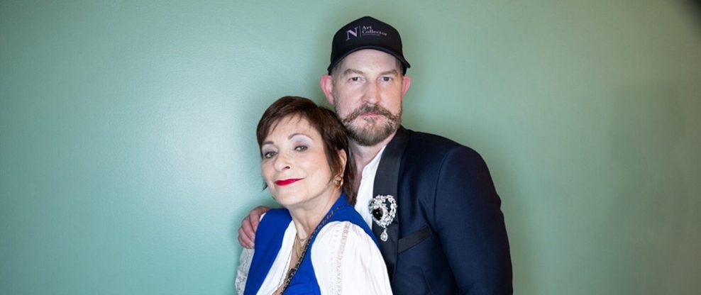 Jeanne Beker and Paul Hardy