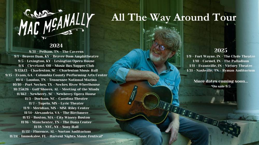 Legendary Musician, Songwriter And Producer Mac McAnally Announces New Tour Dates