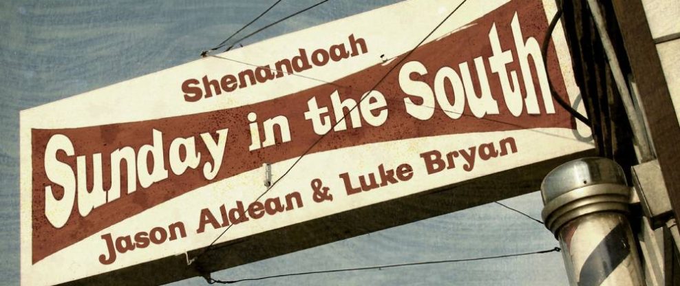 Shenandoah, Jason Aldean And Luke Bryan Join Forces For "Sunday In The South"