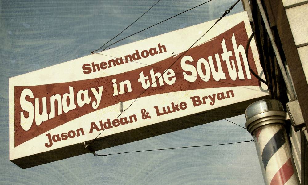 Shenandoah, Jason Aldean And Luke Bryan Join Forces For "Sunday In The South"