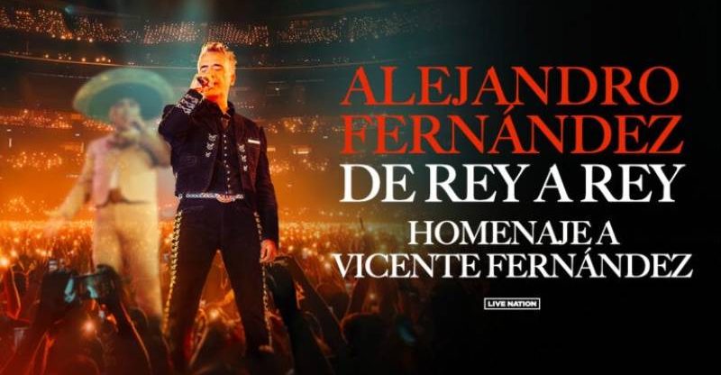 Alejandro Fernández Announces 'De Rey A Rey' Tour In Tribute To His Late Father Vicente Fernández