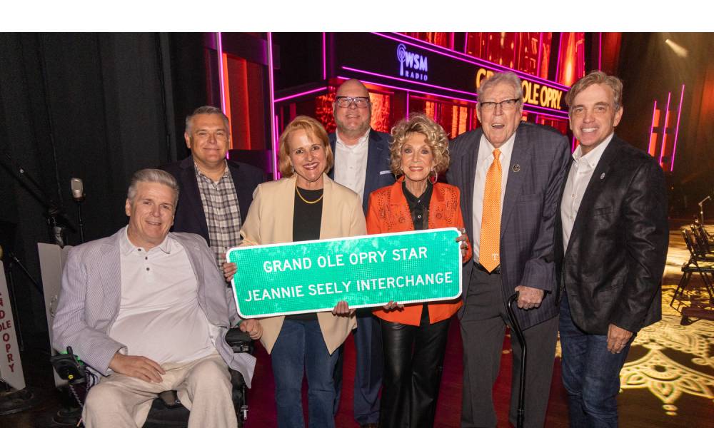 Country Music's Jeannie Seely Honored With 'Jeannie Seely Interchange' Road Sign Near Grand Ole Opry