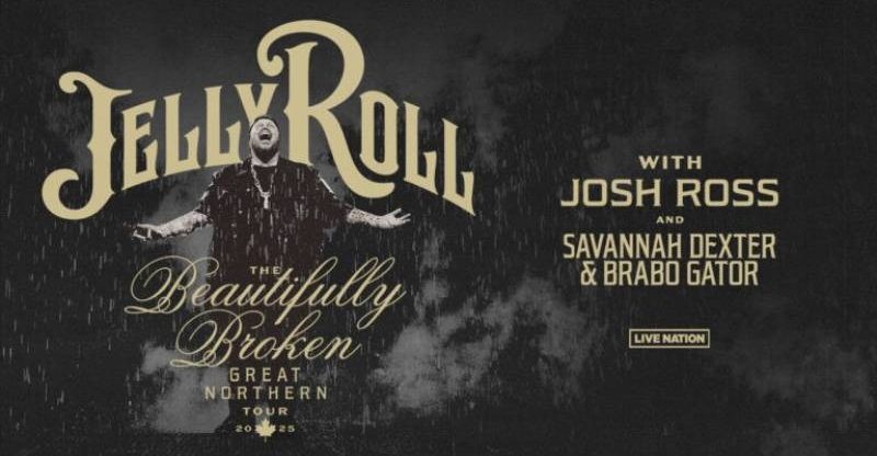 Jelly Roll Announces Canadian Dates With 'The Beautifully Broken Great Northern Tour'