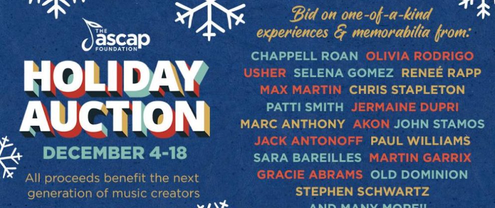 Chappell Roan, Noah Kahan, Gracie Abrams And More Donate To ASCAP Foundation Holiday Auction