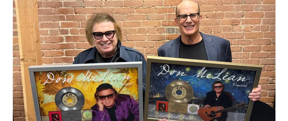 Don McLean Honored With RIAA Gold And Platinum Certifications For "Vincent"