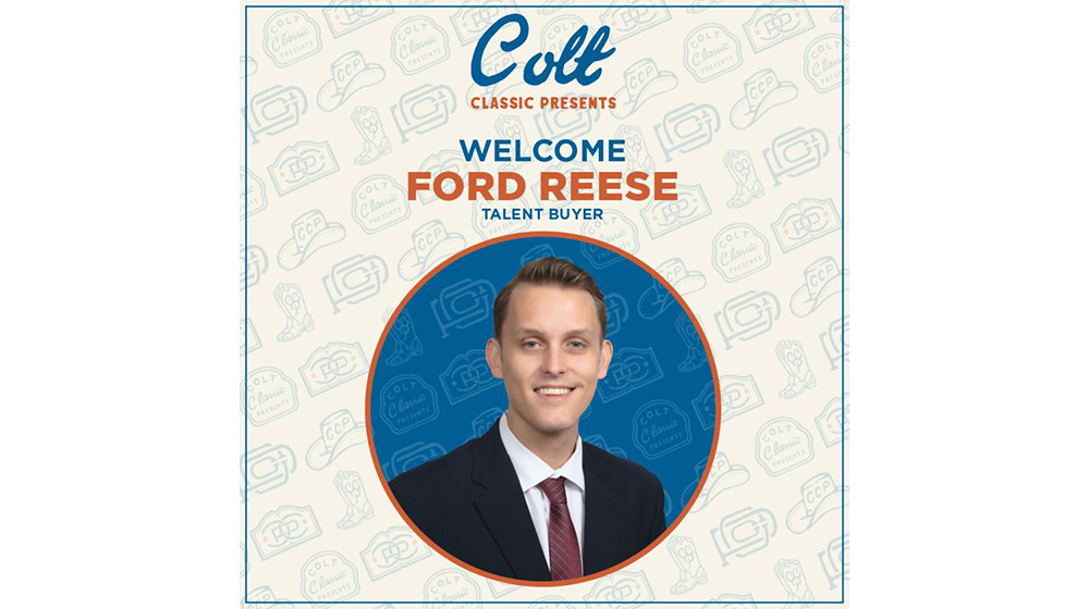 Ford Reed Named Talent Buyer At Colt Classic Presents