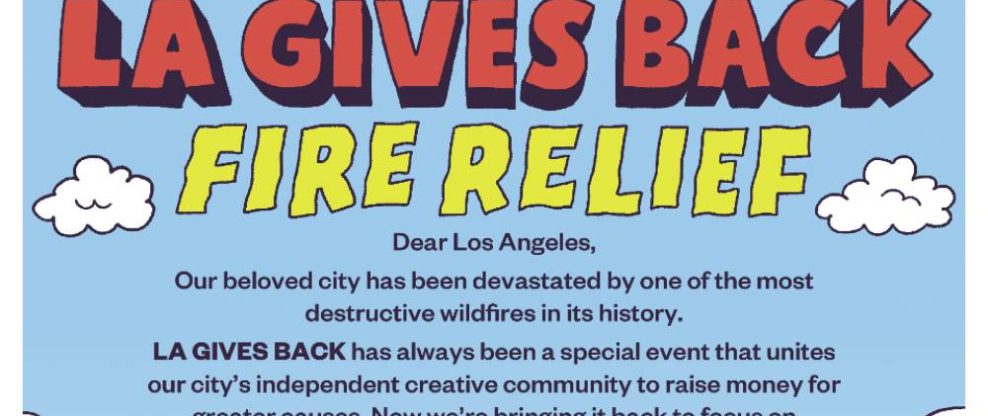 LA Gives Back: Fire Relief Benefit Concert Announced