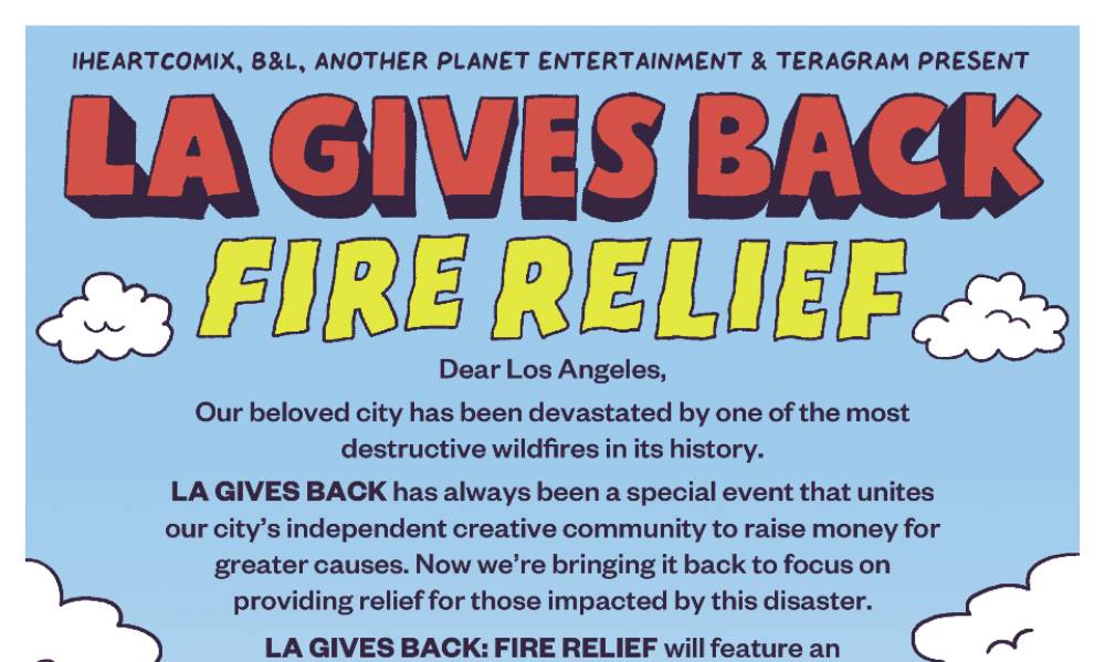 LA Gives Back: Fire Relief Benefit Concert Announced