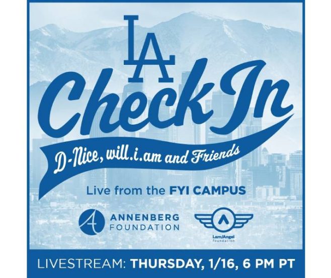 The Annenberg Foundation Alongside will.i.am Announce Benefit Livestream For SoCal Wildfire Victims & First Responders