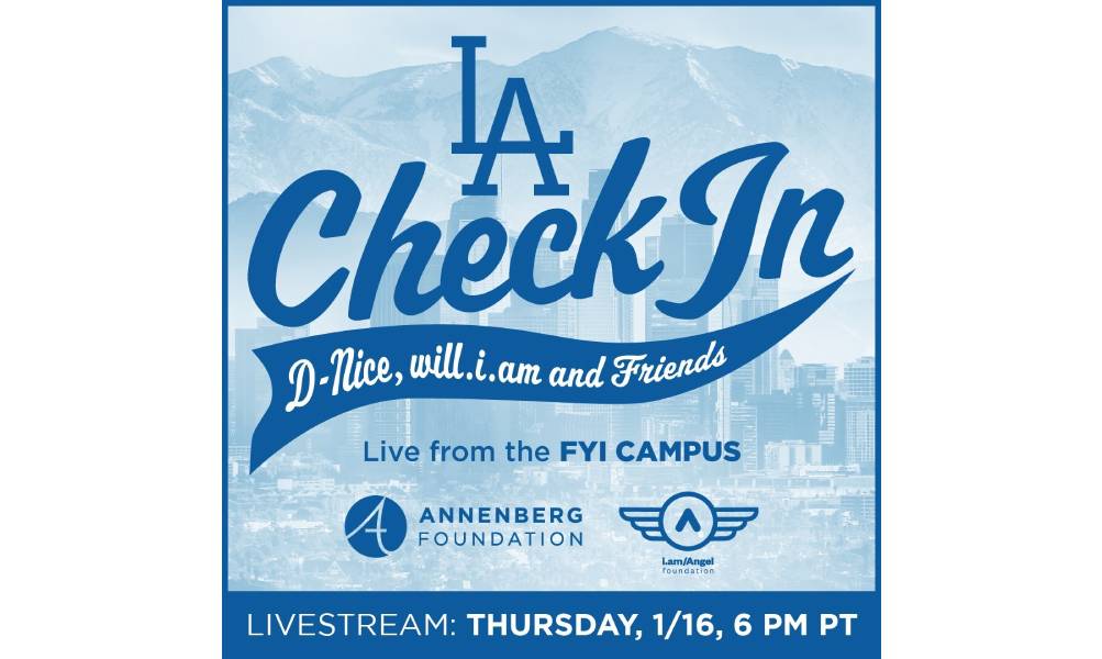 The Annenberg Foundation Alongside will.i.am Announce Benefit Livestream For SoCal Wildfire Victims & First Responders