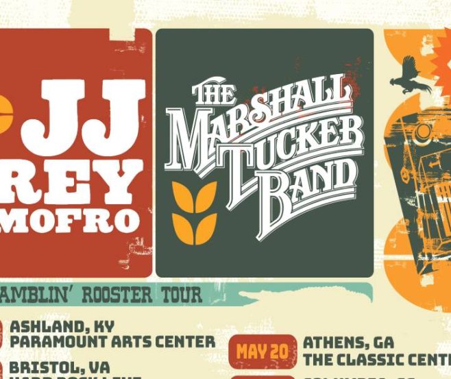 JJ Grey And Mofro And The Marshall Tucker Band Team For the Ramblin' Rooster Tour