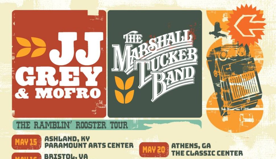 JJ Grey And Mofro And The Marshall Tucker Band Team For the Ramblin' Rooster Tour