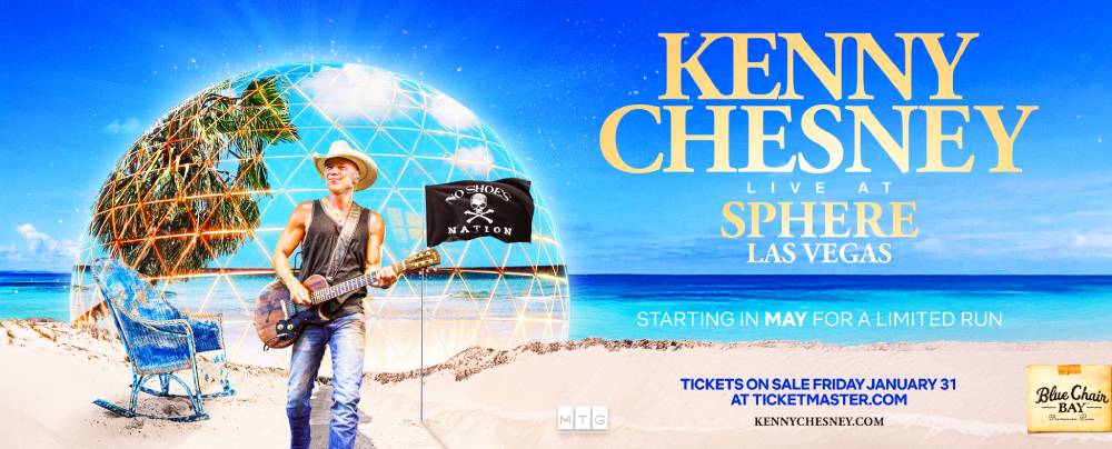 Kenny Chesney Announces Las Vegas Sphere Residency