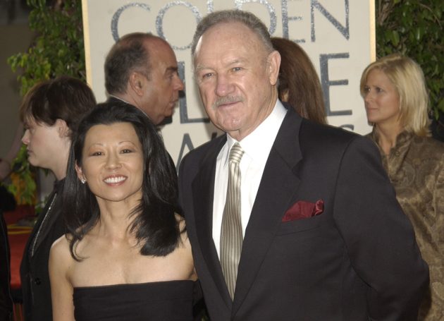 Betsy Arakawa and Gene Hackman