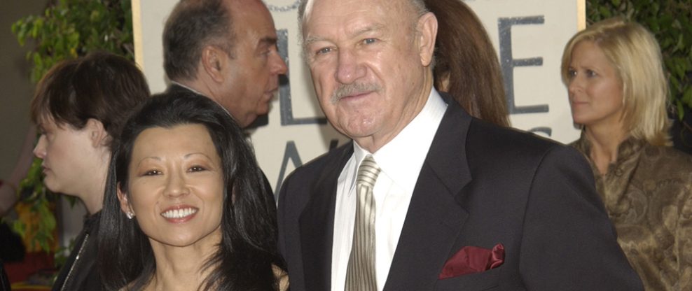 Betsy Arakawa and Gene Hackman