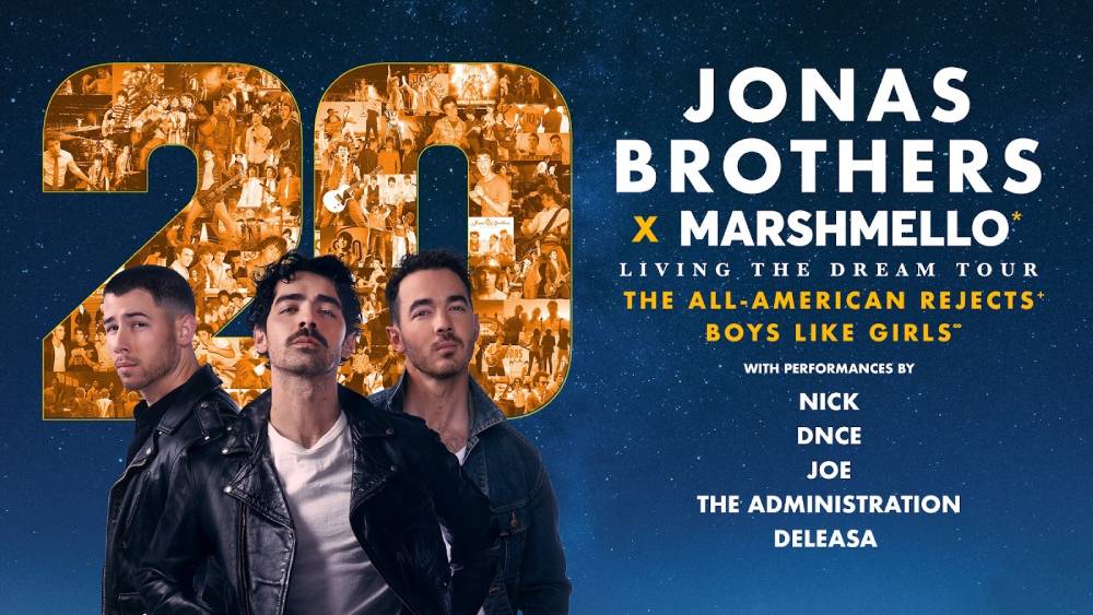 Jonas Brothers Announce The 'Jonas20: Living The Dream' Tour