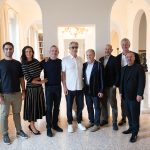 Andrea Bocelli signing