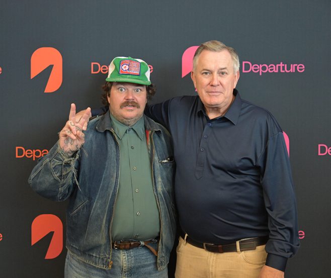 Tim Leiweke and Matty Matheson