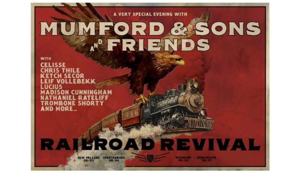 Mumford & Sons And Friends Return To The Railways For 2025 Railroad Revival Tour