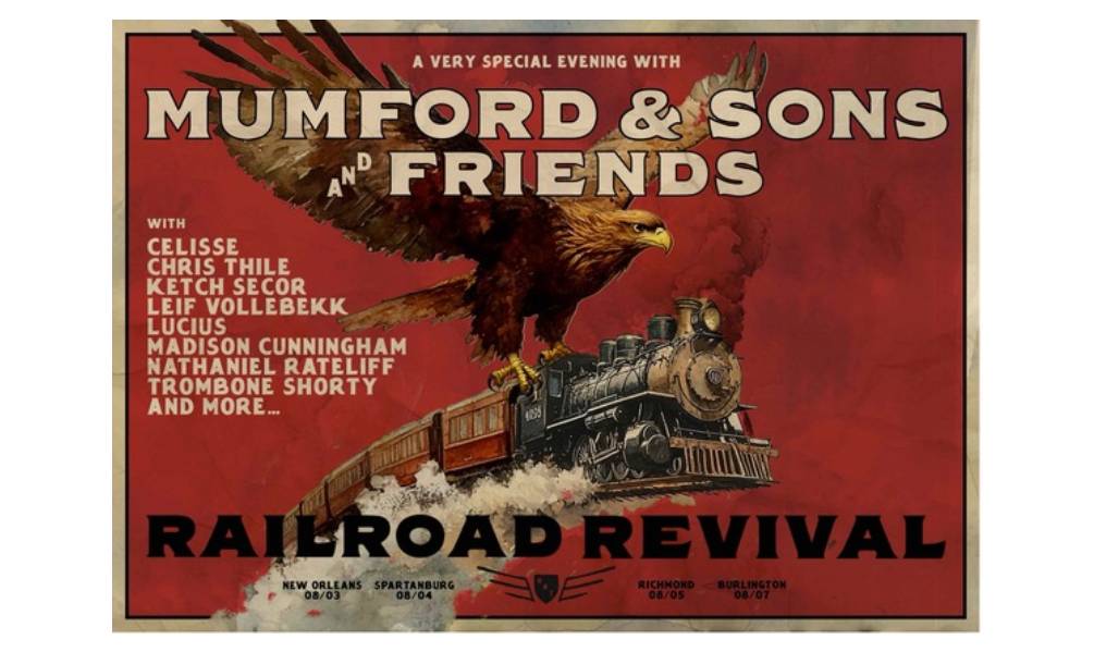 Mumford & Sons And Friends Return To The Railways For 2025 Railroad Revival Tour