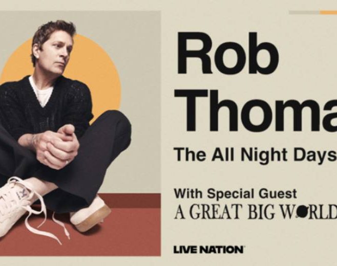 Rob Thomas Announces 'The All Night Days Tour"