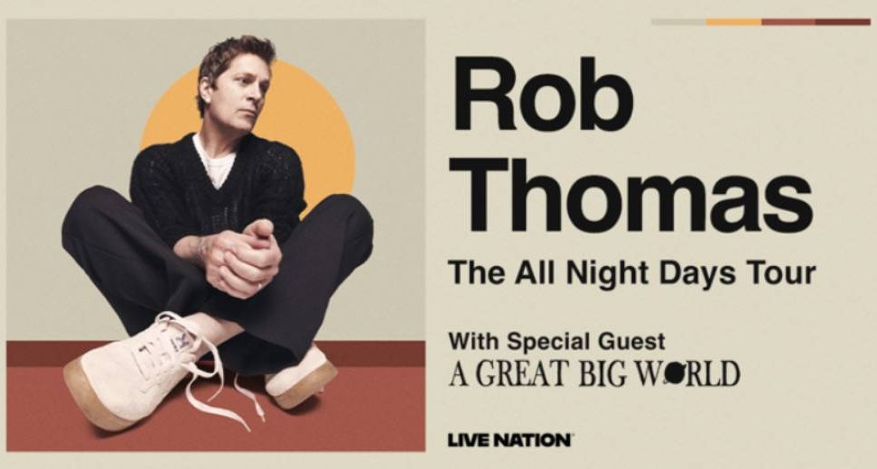 Rob Thomas Announces 'The All Night Days Tour"