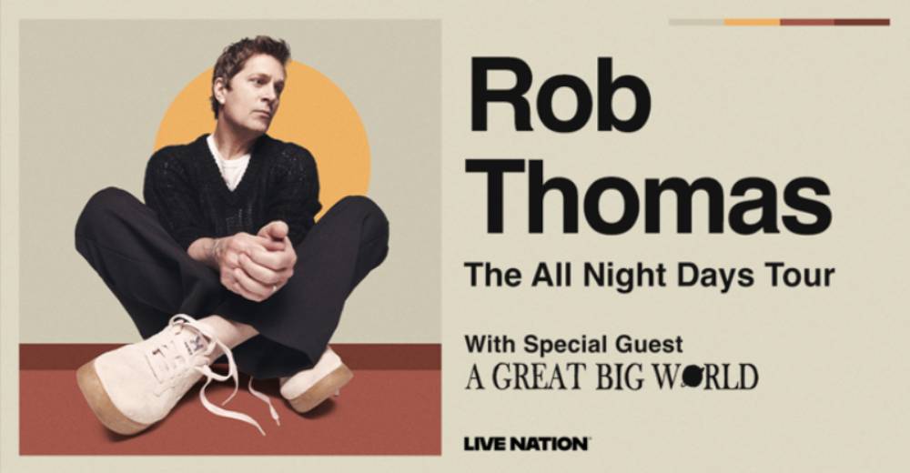 Rob Thomas Announces 'The All Night Days Tour"