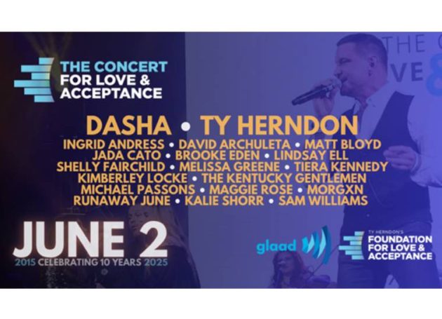 Lineup Announced For Ty Herndon's 10th And Final Concert For Love And Acceptance