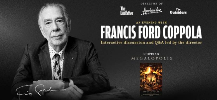 Francis Ford Coppola To Appear Live Following Screenings of Megalopolis